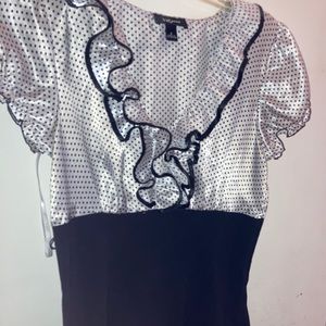 Business dress high-waisted dress